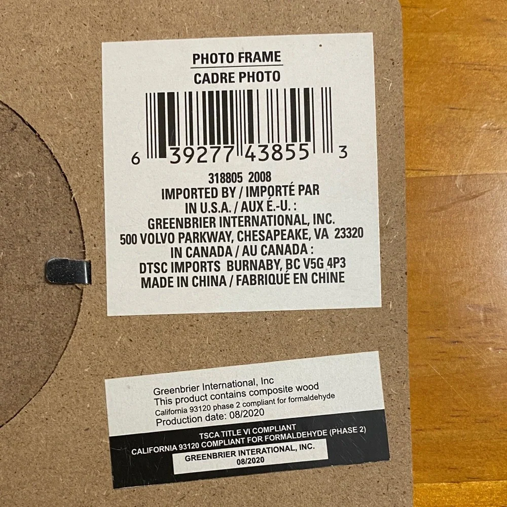 Wooden Camera Photo Frame Set of 3
